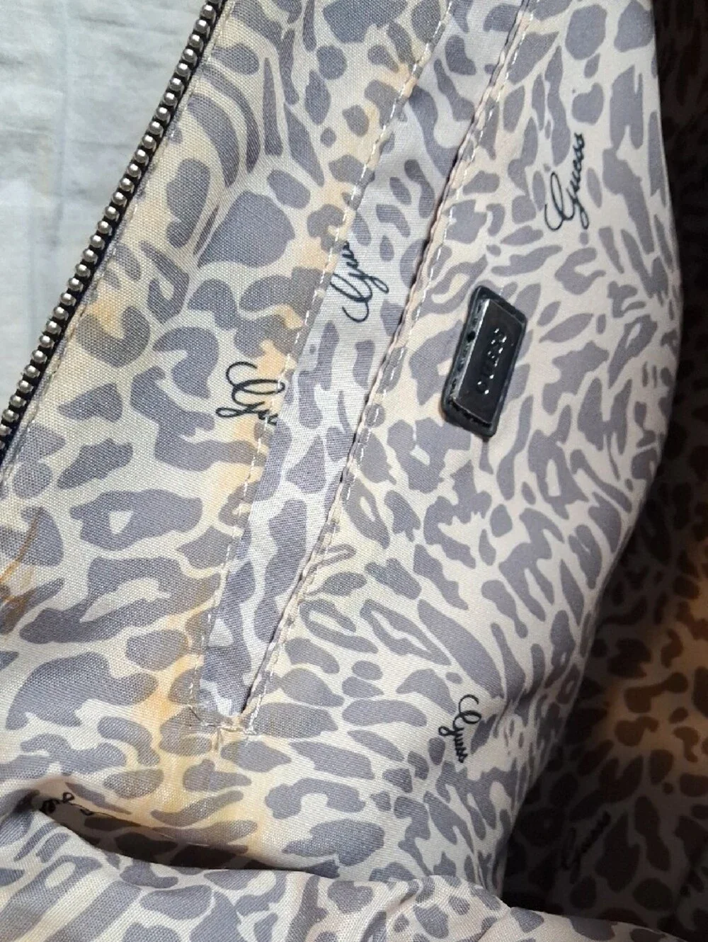 Guess structured satchel